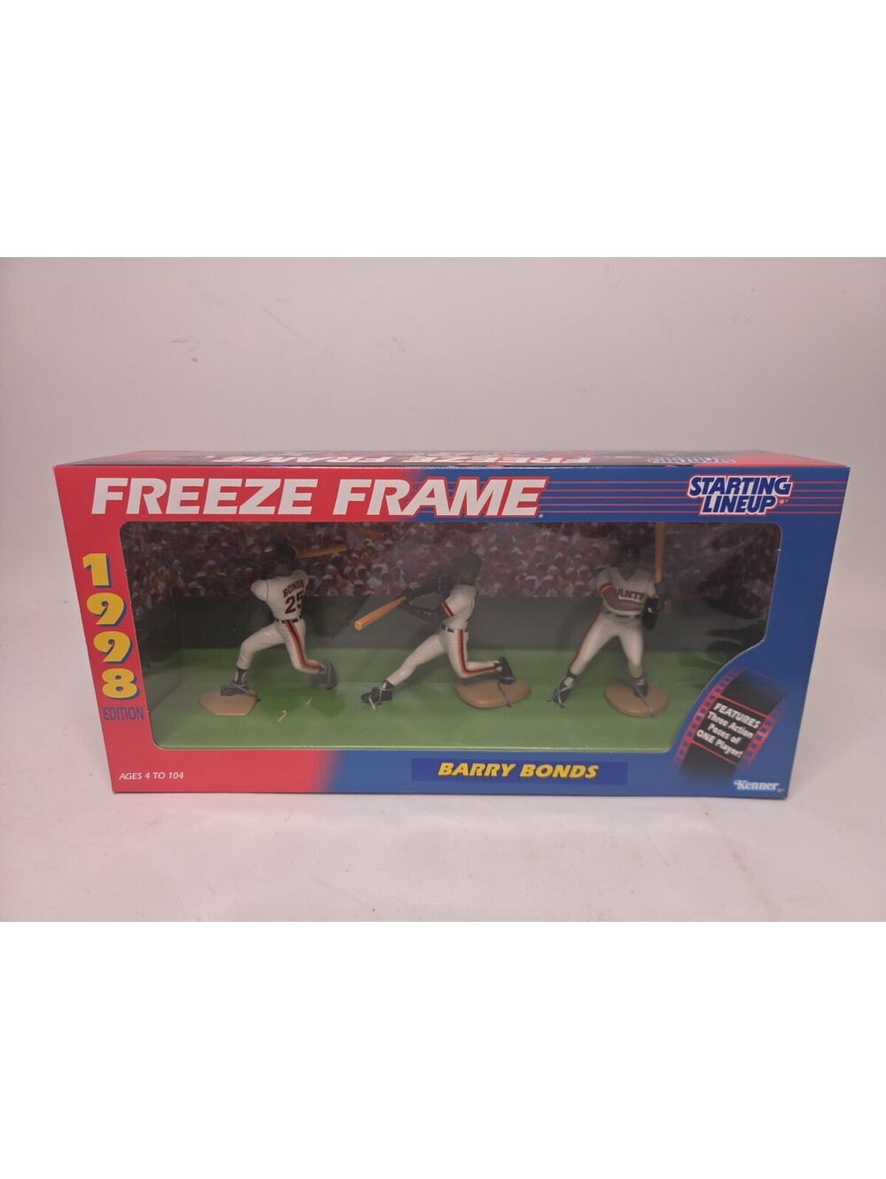 1998 Sealed Starting Lineup MLB Barry Bonds Freeze Frame SF Giants Baseball Mint